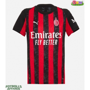 AC Milan Hemmatröja Kvinnor 2025-26 Kortärmad